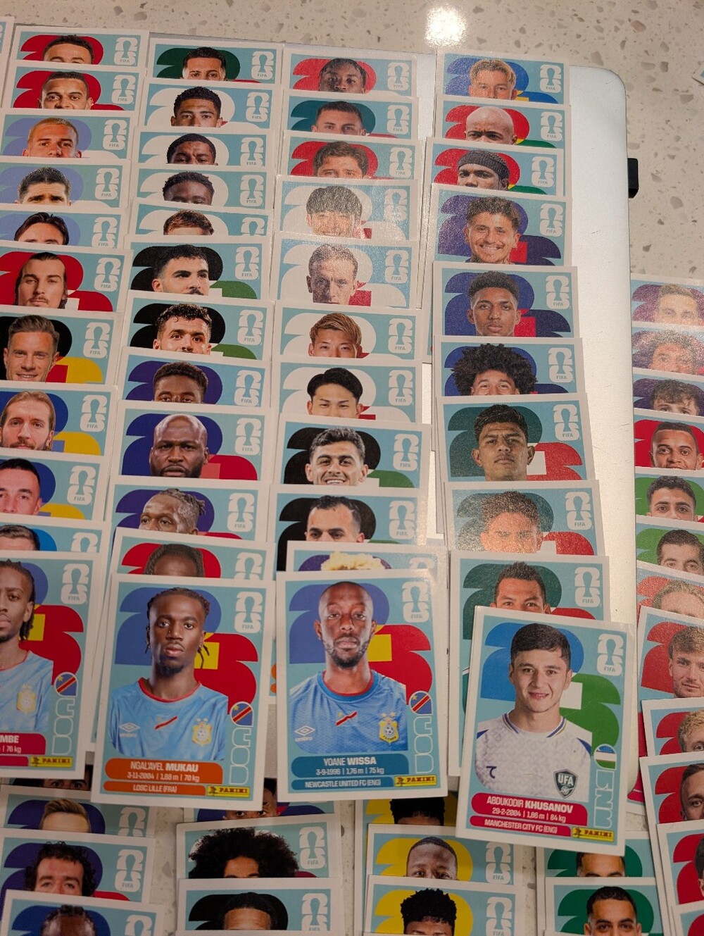Panini World Cup Soccer 2026 Sticker Collection Large Lot